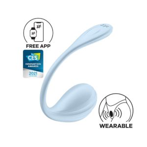 Estimulador ponto G p/cueca SMOOTH PETAL Azul