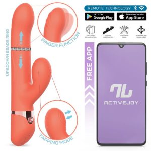 23.5x3.5cm Vibrador c/cima e baixo e APP INTOYOU  MINDY