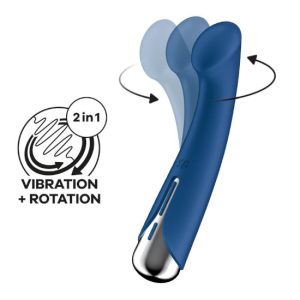 Vibrador c/rotação SATISFYER SPINNING G-SPOT 1 Azul