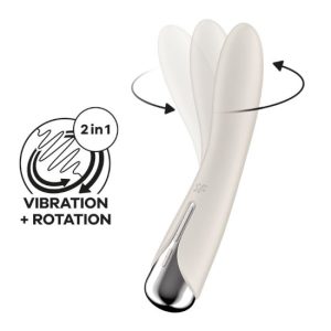 Vibrador c/rotação SATISFYER SPINNING VIBE 1 Branco