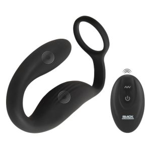 Anel c/plug anal c/controlo remoto Black Velvets