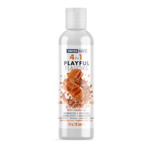 Lubrificante beijável c/calor SWISS NAVY caramelo salgado 29,5 ML