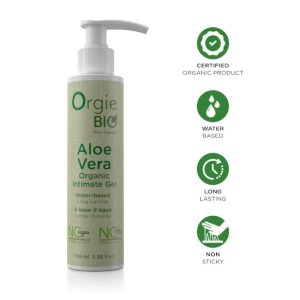 Gel ORGIE massagem organico BIO ALOE VERA 100 ML