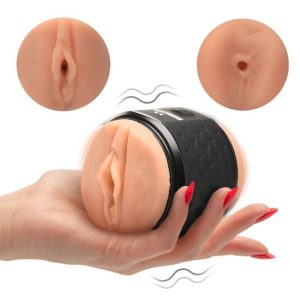 Masturbador recarregável vagina e ânus XR - MISTRESS