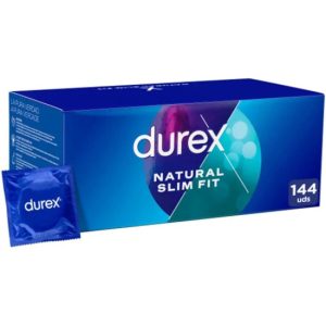 Caixa 144 preservativos DUREX - NATURAL SLIM FIT