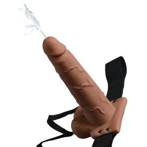 Strap realista Squirting moreno 21,6x4,8Cm