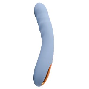 19.6x3.2cm Vibrador Ava Neo c/APP e coneção webcam Azul