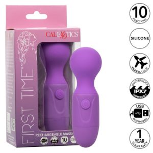 Wand recarregável CALEXOTICS - FIRST TIME Violeta