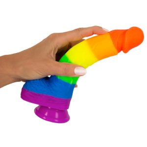21x3.3cm Dildo silicone PRIDE