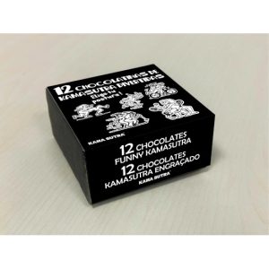 Caixa 12 chocolates posições kamasutra