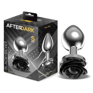 Plug prata AFTERDARK c/rosa Preto S