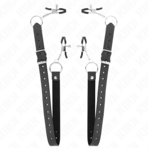 4 PINÇAS DE CLITÓRIS AJUSTÁVEIS 34-48 CM KINK