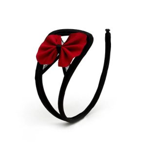 C-String sem elástico Vermelho e negro - Em Stock