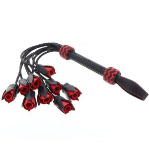 Chicote de Pele Genuína Roses