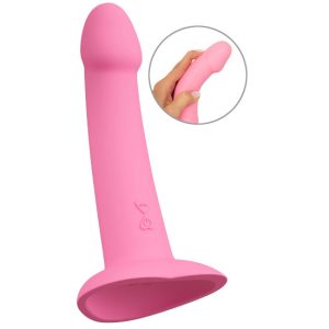 19x4cm Vibrador Heart Guy Rosa