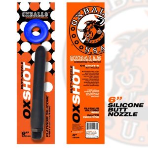 Mangueira enema Oxballs Butt-Nozzle Shower Hose 6 Inch