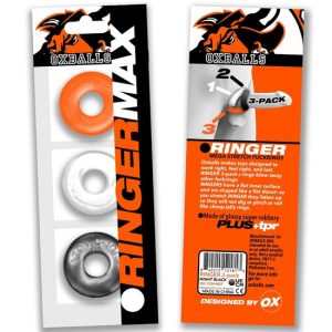 Kit 3 anéis Oxballs RINGER MAX Hazzard