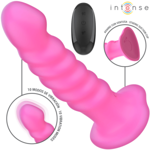 19x4cm Vibrador c/ventosa e comando CINDY 