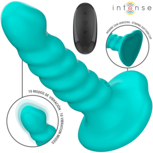 14x3cm Vibrador c/ventosa e comando BUFFY