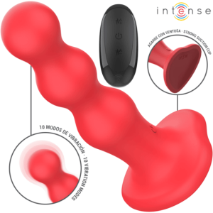 16x3.8cm Vibrador c/ventosa e comando CODY