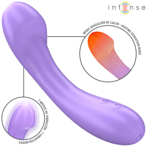 19.6x3.5cm Vibrador c/aquecimento BECKY 