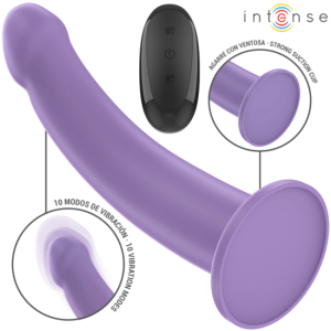 17.5x4cm Vibrador c/ventosa e comando EDDIE