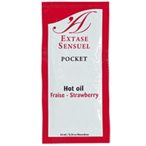 Óleo efeito calor aroma morango 10 ML