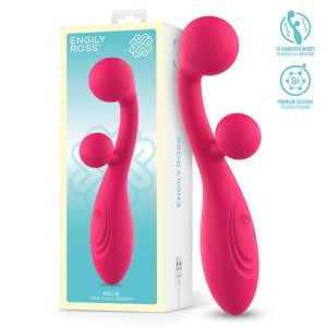 17.5x3.5cm Vibrador c/dupla bola estimuladora Rollie