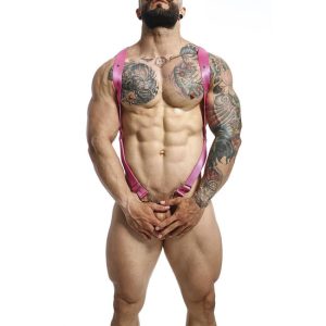 Arnês MOB - DNGEON CROSS BACK Rosa