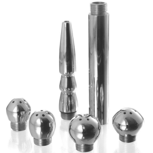 5 Peças p/limpeza anal/vaginal METAL HARD