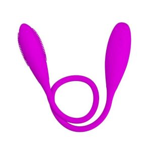 60x2.9x3.2cm Vibrador duplo p/casais Snaky