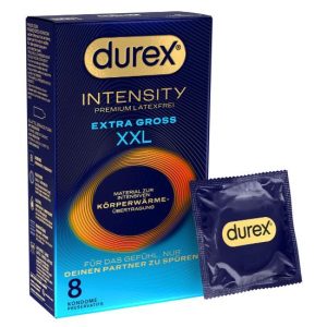 8 Preservativos Durex Intensity XXL