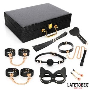 Kit BDSM LATETOBED 8 peças em mala