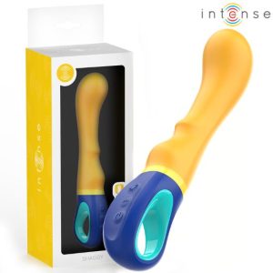 19.3x3.3cm Vibrador INTENSO - SHAGGY AMARELO G-SPOT