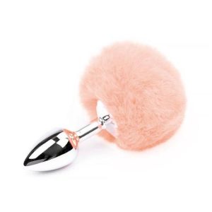 Plug AFTERDARK  c/pompom rosa S 7x3cm
