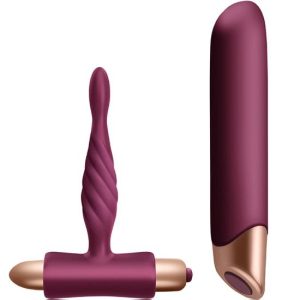 Kit RAPTURE vibrador e plug anal CLIMAXIMUM