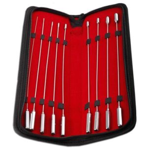 Conjunto de 8 plugs de uretra Rosebud