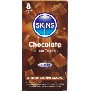 8 Preservativos de Sabor a Chocolate Skins