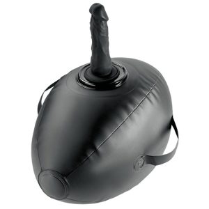 Bola Insuflável c/ Dildo Realista de Silicone
