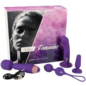 Kit Feminino 4 Brinquedos Íntimos
