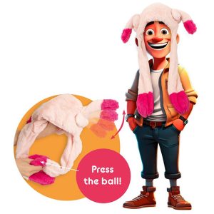 Chapéu de Peluche Pilinhas