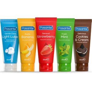 Pack de 5 lubrificantes c/sabor x 15ml