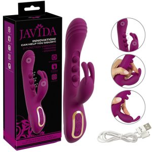Vibrador Javida Squirth 3 Motores USB Recarregável