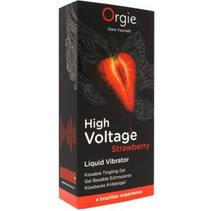 Gel Vibratório p/ Beijos Íntimos Morango