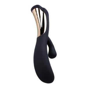 17.5×3.5cm Vibrador Iora – Rabbit Preto