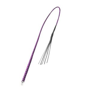 Chicote RISE Suave como uma pena – Lilás/Preto – 150cm