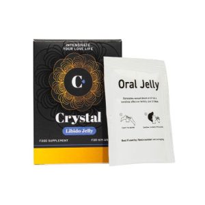 Gel de ereção P/tomar Crystal Libido Jelly - 50 ml - 5 saq.