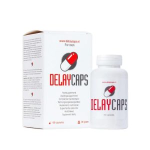 Cápsulas p/ retardar a ejaculação Delaycaps - 60 Cáp.