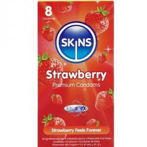 8 Preservativos Premium de Morango