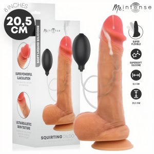 Dildo ejaculante de silicone realista Mr Intense Danny com ventosa